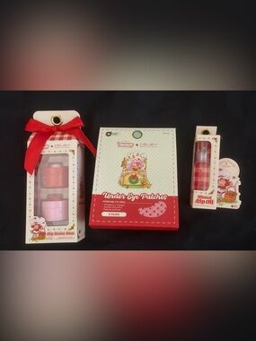 Strawberry Shortcake x Celavi Collection - Eye Patches, Lip Oil & Lip Balm - NEW